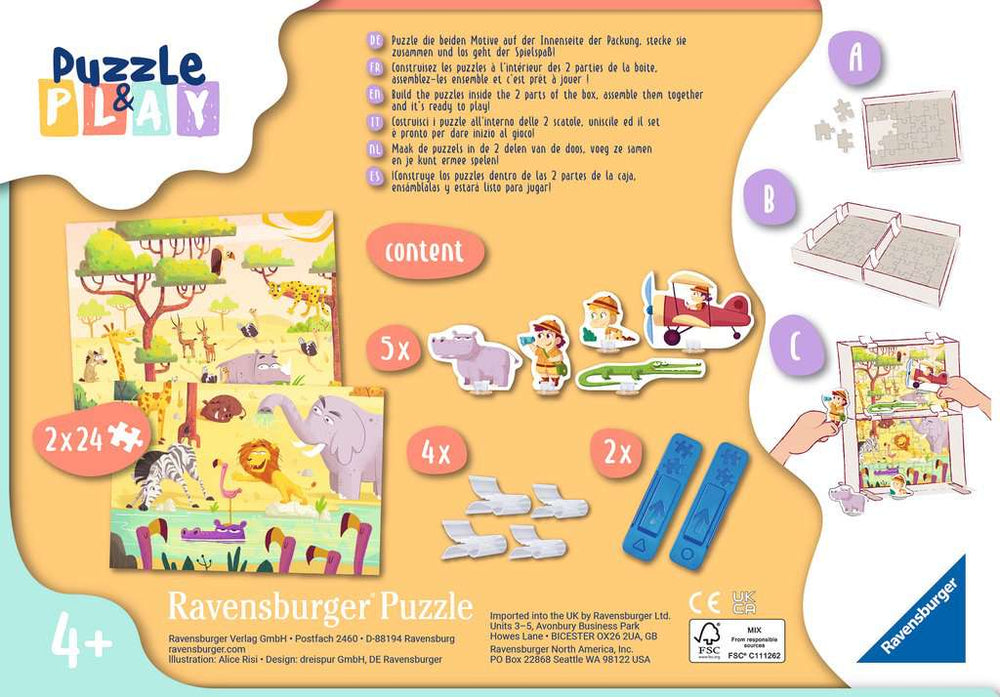 Puzzle & Play: Safari Time (ONLINE ORDER ONLY)
