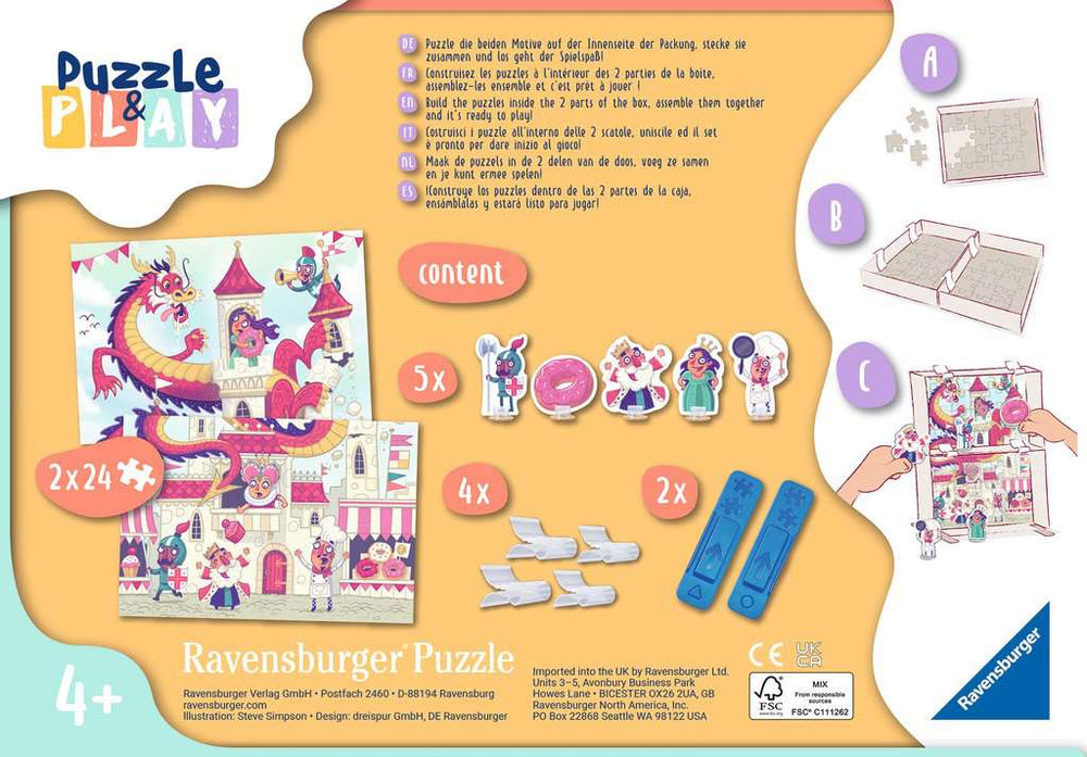 Puzzle & Play: The Donut Dragon (ONLINE ORDER ONLY)