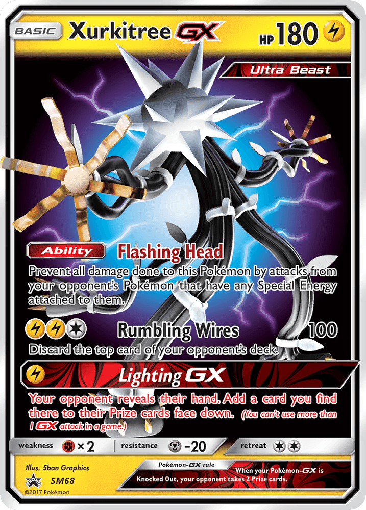 Xurkitree GX (SM68) [Sun & Moon: Black Star Promos] (Online Only)