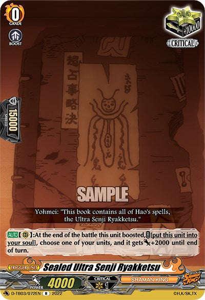 Sealed Ultra Senji Ryakketsu (D-TB03/072EN) [Shaman King]