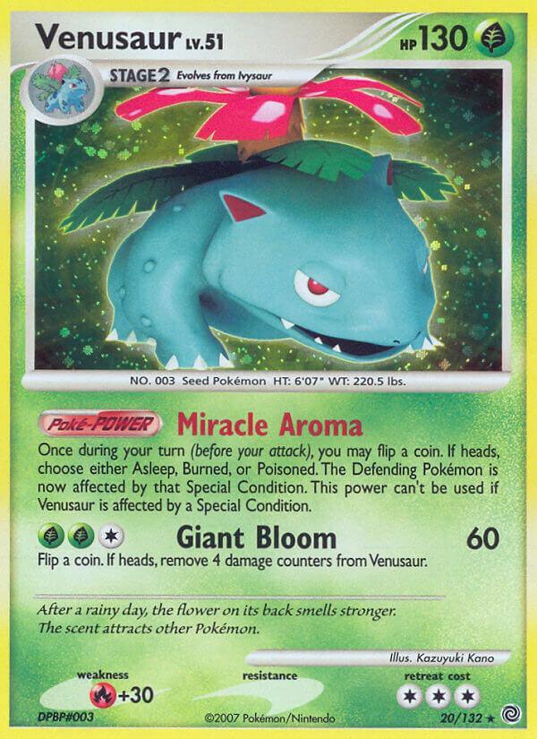 Venusaur (20/132) (Theme Deck Exclusive) [Diamond & Pearl: Secret Wonders] (Online Only)