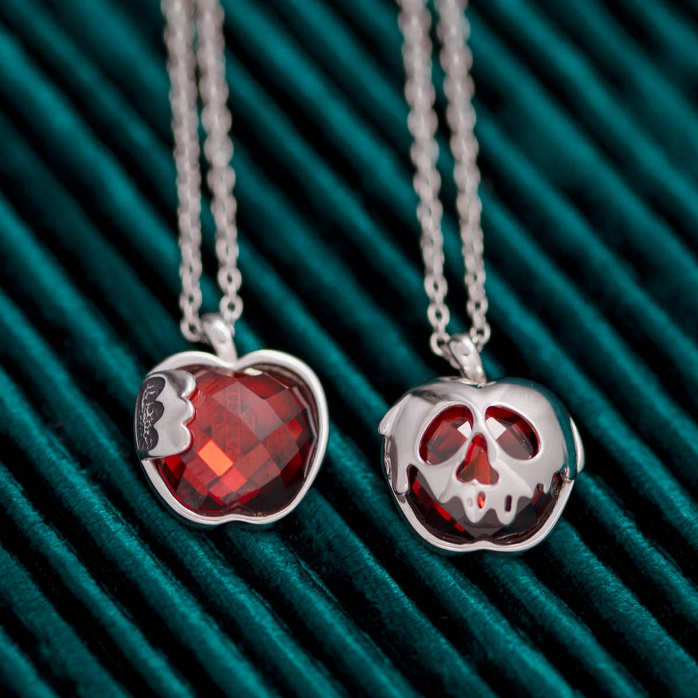 Disney X RockLove SNOW WHITE Crystal Take a Bite Apple Necklace (ONLINE ORDER ONLY)