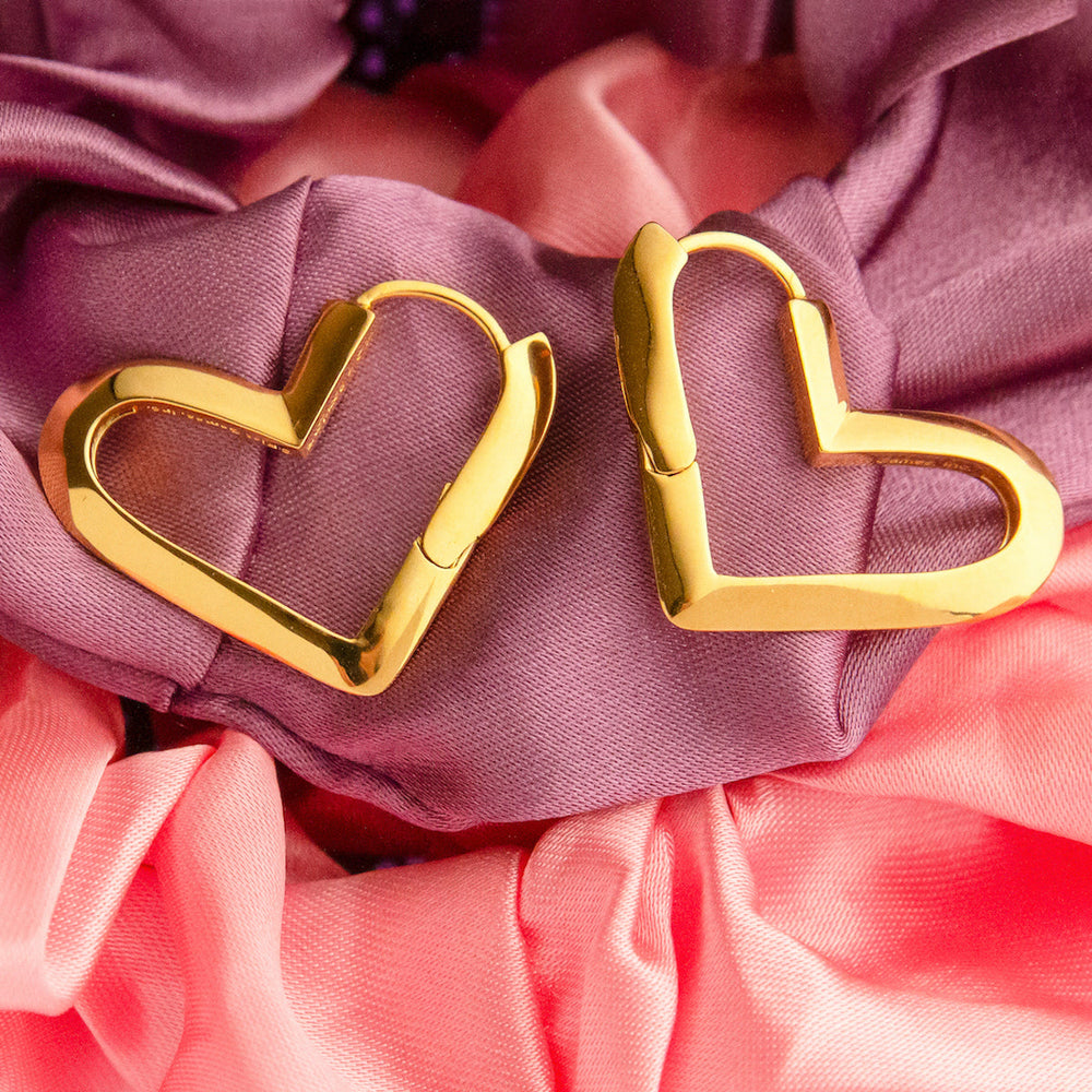 League of Legends X RockLove KDA Ahri Heart Hoop Earrings (ONLINE ORDER ONLY)