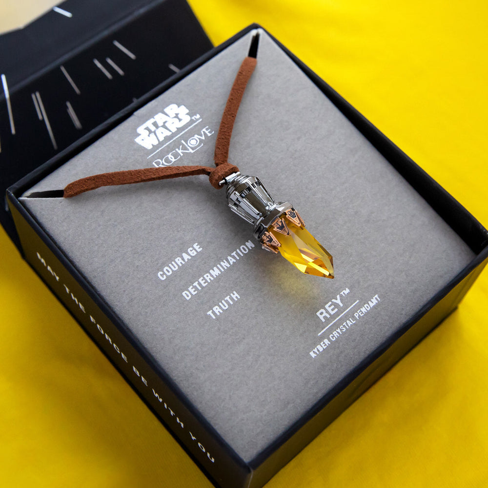Star Wars X RockLove Rey Kyber Crystal Necklace (ONLINE ORDER ONLY)