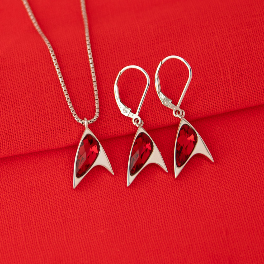 Star Trek X RockLove Red Crystal Delta Pendant (ONLINE ORDER ONLY)