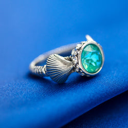 Disney X RockLove THE LITTLE MERMAID Seashell & Bubble Ring (ONLINE ORDER ONLY)