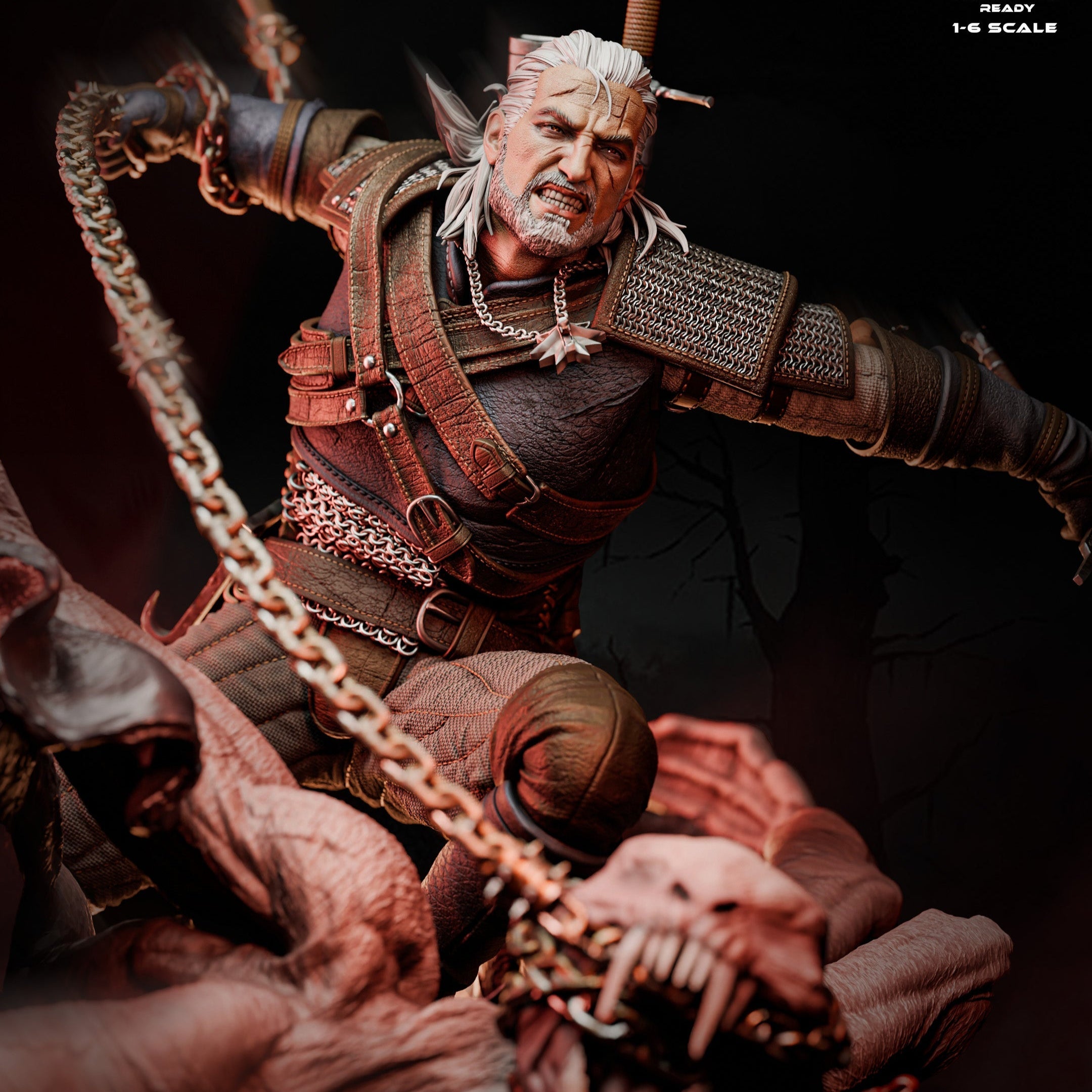 Geralt - The Witcher - 1:6 Scale & Bust (ONLINE ORDER ONLY)