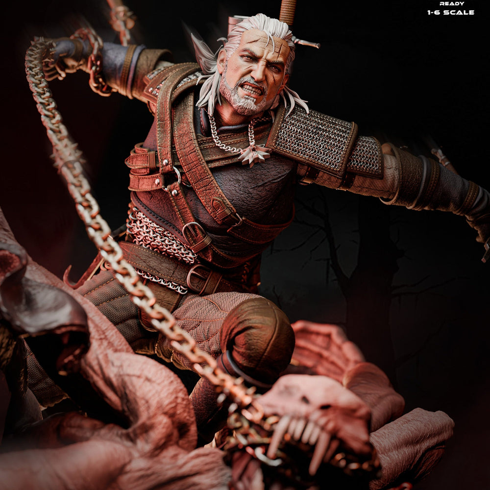Geralt - The Witcher - 1:6 Scale & Bust (ONLINE ORDER ONLY)