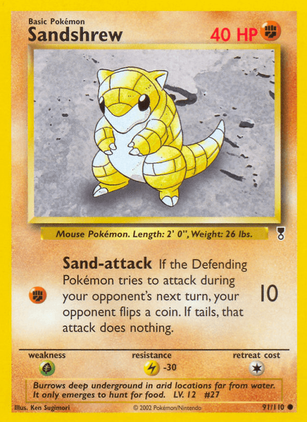 Sandshrew (91/110) [Legendary Collection] (Online Only)
