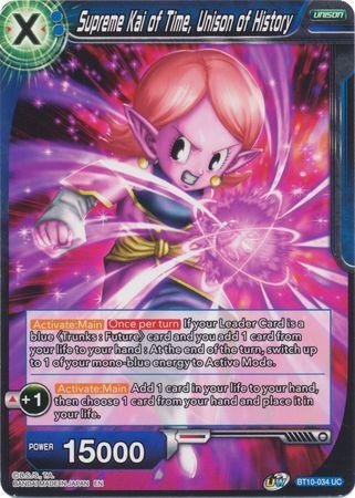 Supreme Kai of Time, Unison of History (BT10-034) [Rise of the Unison Warrior 2nd Edition] (ONLINE ORDER ONLY)