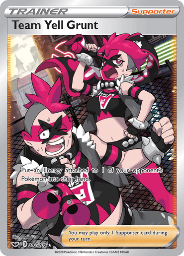 Team Yell Grunt (202/202) [Sword & Shield: Base Set] (Online Only)