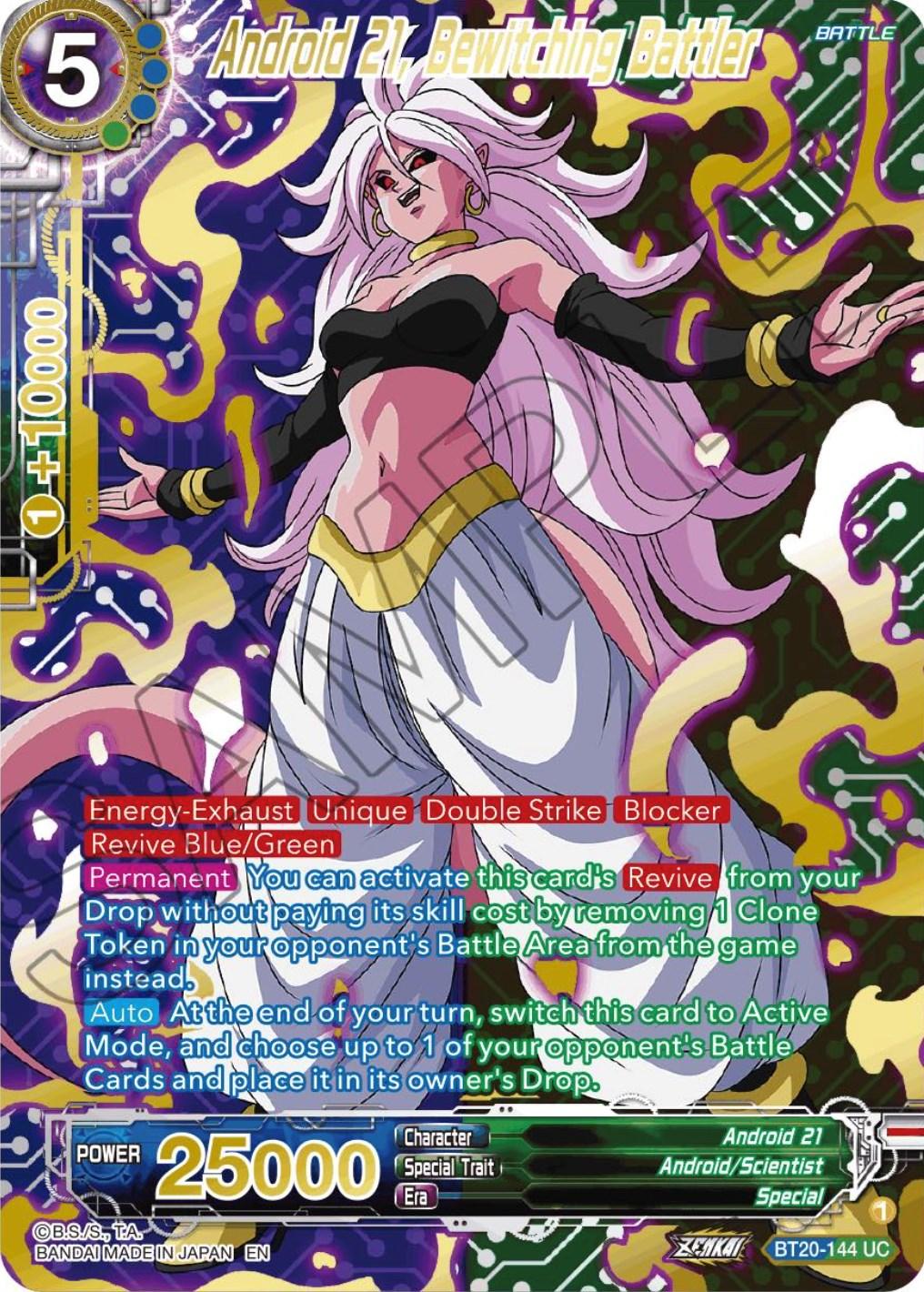 Android 21, Bewitching Battler (Gold-Stamped) (BT20-144) [Power Absorbed] (ONLINE ORDER ONLY)