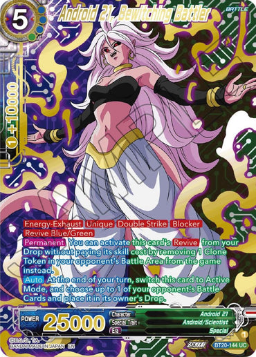 Android 21, Bewitching Battler (Gold-Stamped) (BT20-144) [Power Absorbed] (ONLINE ORDER ONLY)