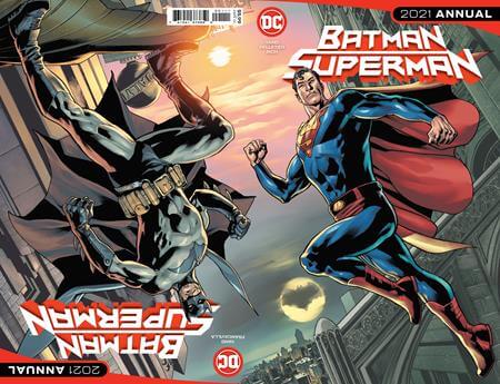 Batman Superman 2021 Annual #1 A Bryan Hitch Connected Flip Gene Luen Yang (08/31/2021) Dc (ONLINE ORDER ONLY)