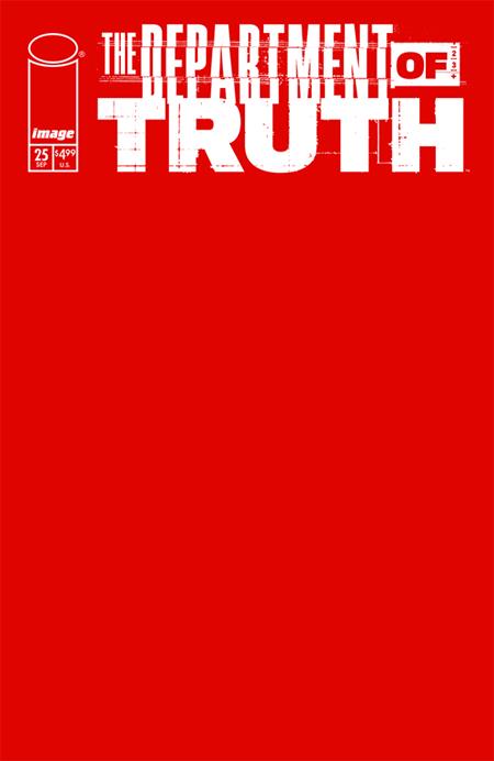 Department Of Truth #25 B Blank Sketch Variant (09/11/2024) Image (ONLINE ORDER ONLY)