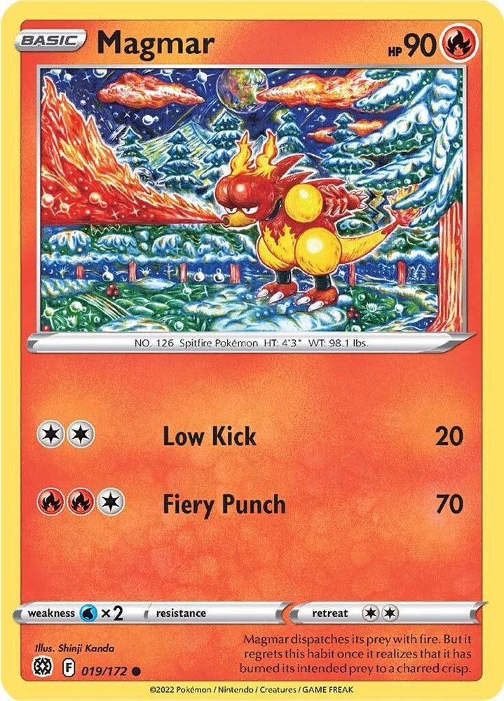 Magmar (019/172) [Sword & Shield: Brilliant Stars] (Online Only)