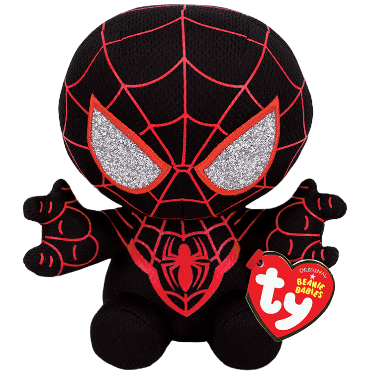 Ty Marvel Beanie Babies: Spiderman Miles Morales (Small) (ONLINE ORDER ONLY)