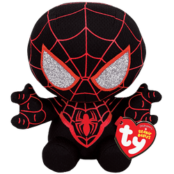 Ty Marvel Beanie Babies: Spiderman Miles Morales (Small) (ONLINE ORDER ONLY)