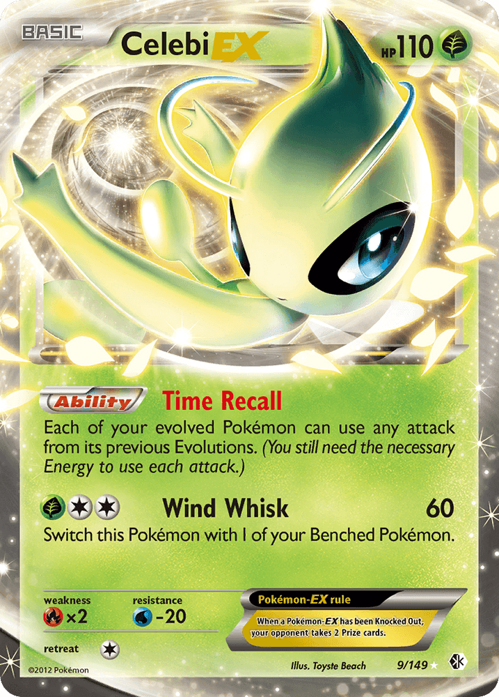 Celebi EX (9/149) [Black & White: Boundaries Crossed] (Online Only)