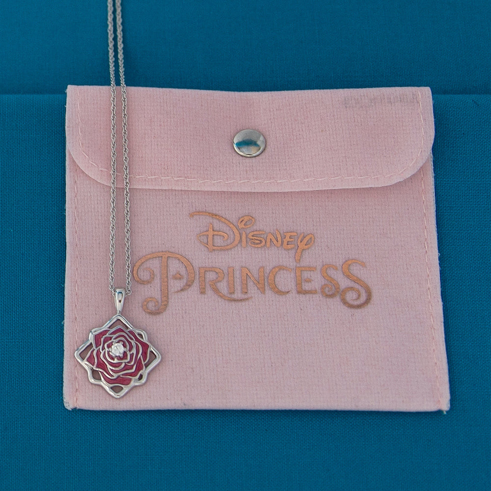 Disney X RockLove BEAUTY AND BEAST Belle Keepsake Necklace (ONLINE ORDER ONLY)