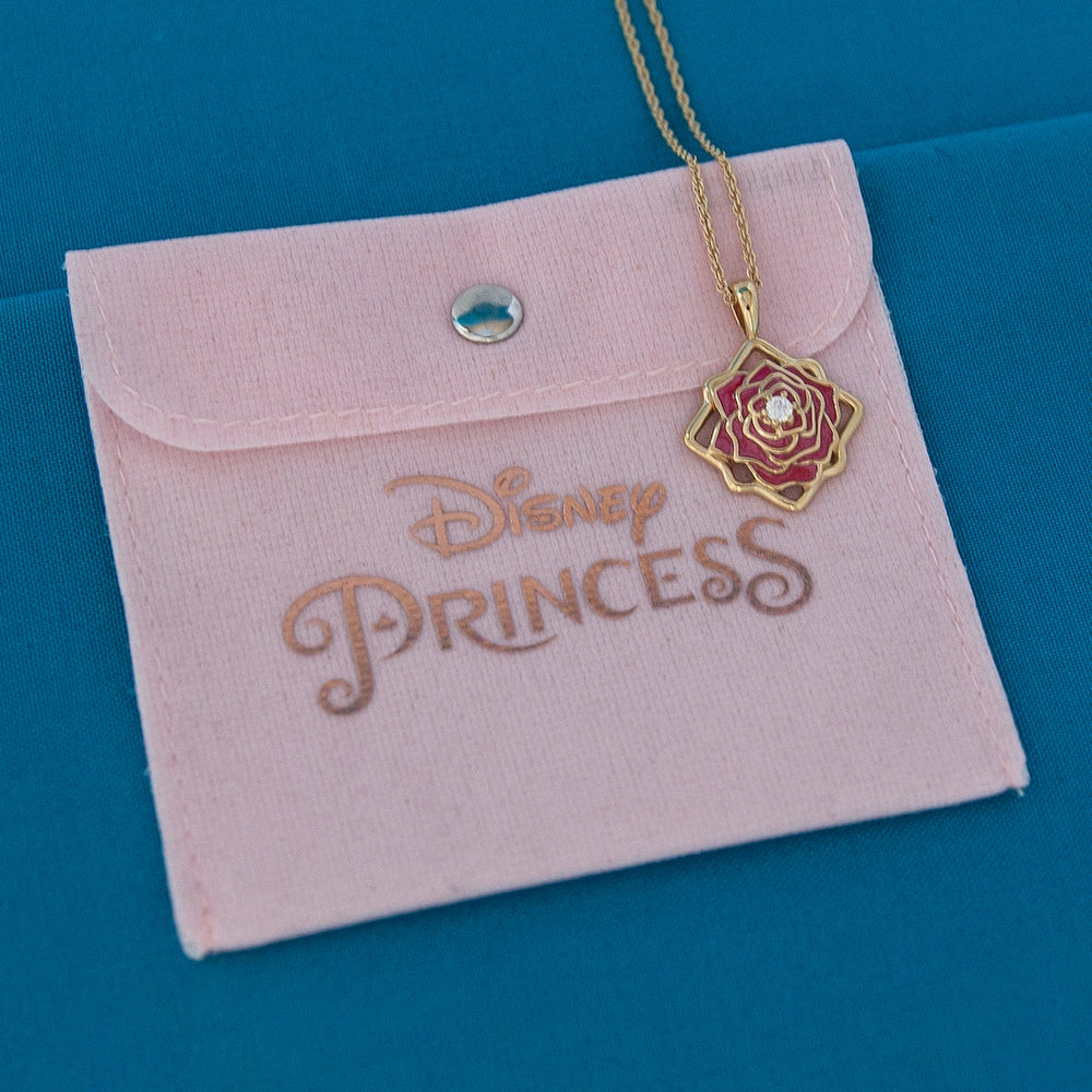 Disney X RockLove BEAUTY AND BEAST Belle Keepsake Necklace (ONLINE ORDER ONLY)