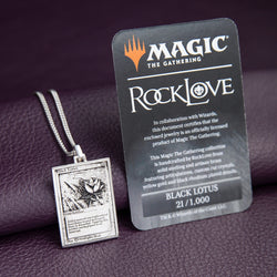 Magic: The Gathering X RockLove Black Lotus Miniature Card Necklace (ONLINE ORDER ONLY)