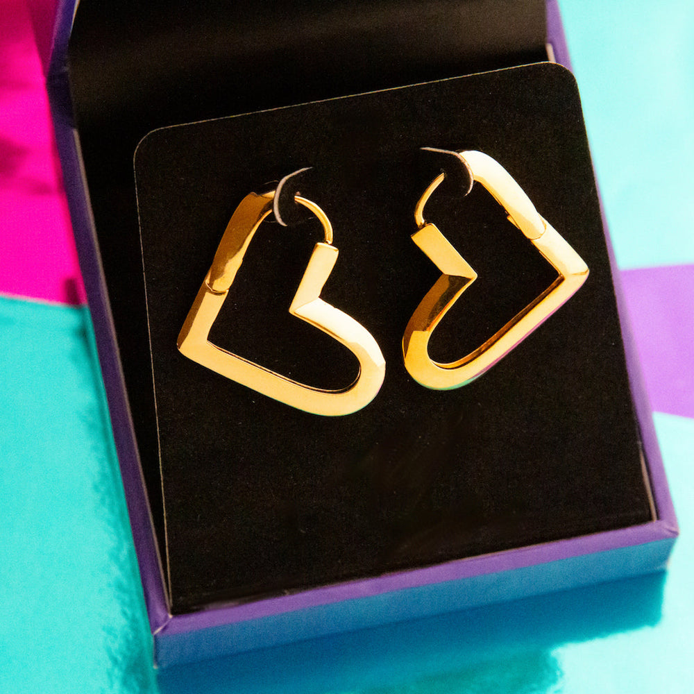 League of Legends X RockLove KDA Ahri Heart Hoop Earrings (ONLINE ORDER ONLY)