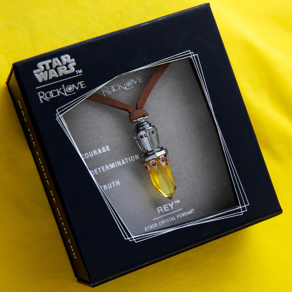 Star Wars X RockLove Rey Kyber Crystal Necklace (ONLINE ORDER ONLY)