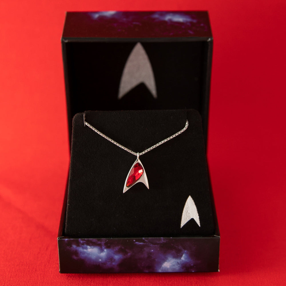 Star Trek X RockLove Red Crystal Delta Pendant (ONLINE ORDER ONLY)