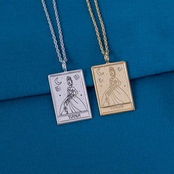 Disney X RockLove THE PRINCESS AND THE FROG Tiana Tablet Necklace (ONLINE ORDER ONLY)