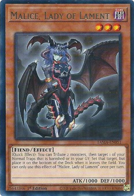 Malice, Lady of Lament [TAMA-EN051] Rare (ONLINE ORDER ONLY)