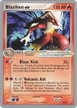 Blaziken ex (89/95) (Blaziken Tech - Chris Fulop) [World Championships 2004] (Online Only)