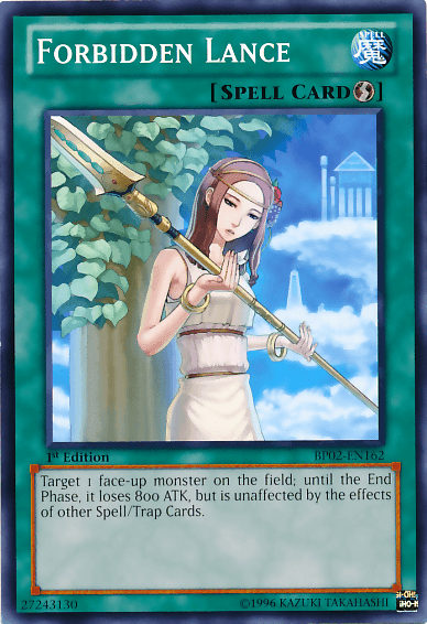 Forbidden Lance [BP02-EN162] Common (ONLINE ORDER ONLY)