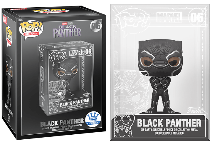 Black Panther (Die-Cast, Unsealed) 06 - Funko Shop Exclusive (Online Order Only)