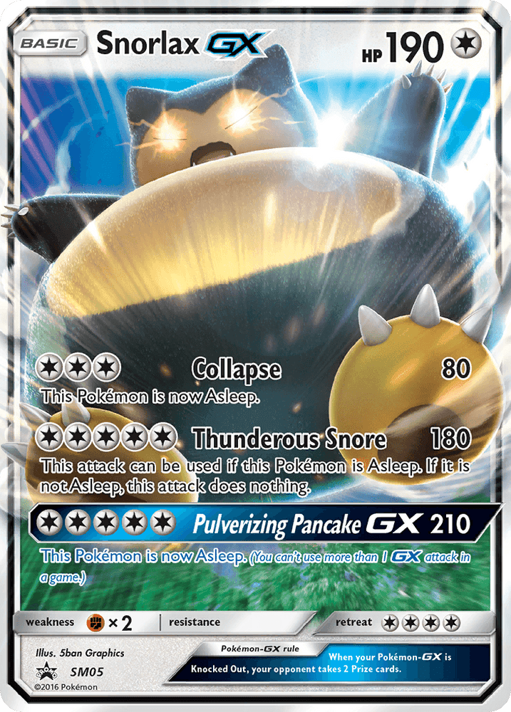 Snorlax GX (SM05) [Sun & Moon: Black Star Promos] (Online Only)