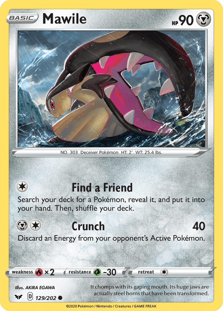 Mawile (129/202) [Sword & Shield: Base Set] (Online Only)