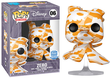 Zero (Art Series, Nightmare Before Christmas, No Stack) 06 - Funko Shop Exclusive (Online Order Only)