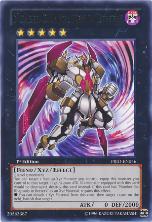 Number C80: Requiem in Berserk [PRIO-EN046] Rare (ONLINE ORDER ONLY)