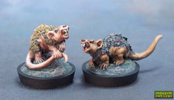 Bones Dungeon Dwellers: Giant Tomb Rats (6) (ONLINE ORDER ONLY)