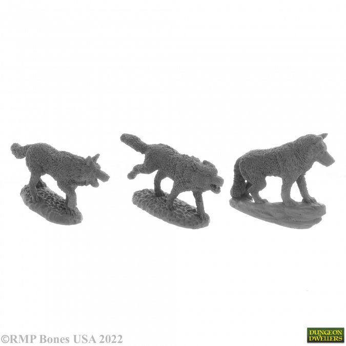 Bones Dungeon Dwellers: Wolf Pack (3) (ONLINE ORDER ONLY)