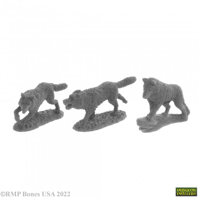 Bones Dungeon Dwellers: Wolf Pack (3) (ONLINE ORDER ONLY)