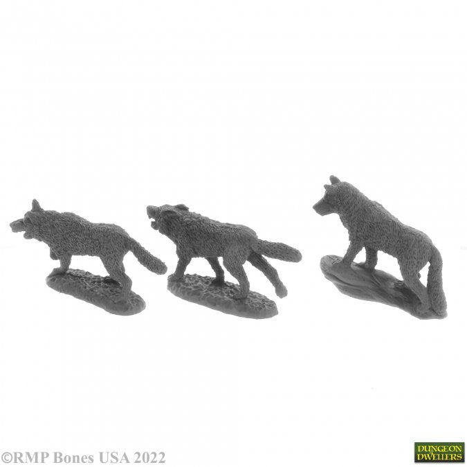 Bones Dungeon Dwellers: Wolf Pack (3) (ONLINE ORDER ONLY)