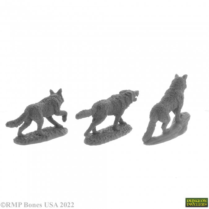 Bones Dungeon Dwellers: Wolf Pack (3) (ONLINE ORDER ONLY)