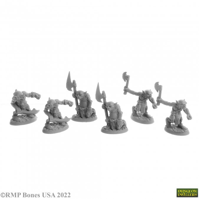 Bones Dungeon Dwellers: Goblin Raiders (6) (ONLINE ORDER ONLY)