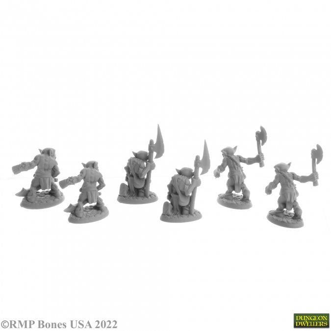Bones Dungeon Dwellers: Goblin Raiders (6) (ONLINE ORDER ONLY)