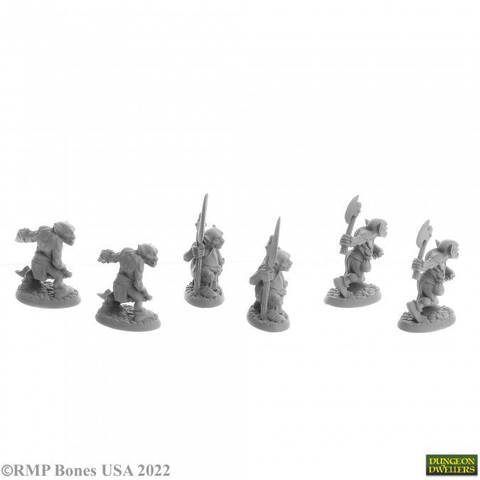 Bones Dungeon Dwellers: Goblin Raiders (6) (ONLINE ORDER ONLY)