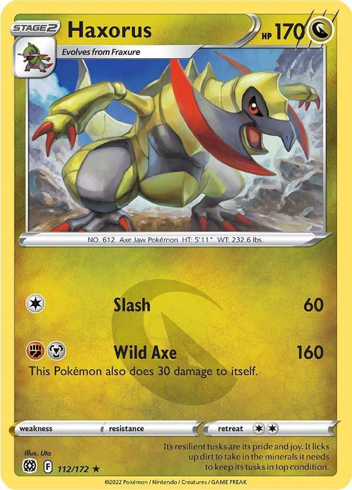Haxorus (112/172) [Sword & Shield: Brilliant Stars] (Online Only)