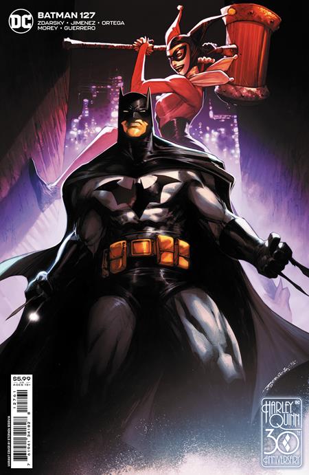 Batman #127 D Stephen Segovia Harley Quinn 30Th Anniversary Card Stock Variant (09/06/2022) Dc (ONLINE ORDER ONLY)