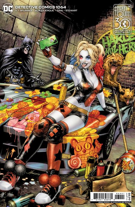 Batman Detective Comics #1064 C Jay Anacleto Harley Quinn 30Th Anniversary Card Stock Variant (09/27/2022) Dc (ONLINE ORDER ONLY)