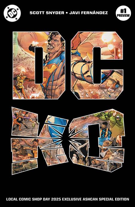 Dc K.O. Ashcan #1 (Of 4) B Javier Fernandez Scott Snyder Foil Variant (10/01/2025) Dc (ONLINE ORDER ONLY)